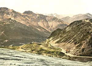 Stilfserjoch, Stilfser Joch, Ferdinandhaus and Silvretta mountain group