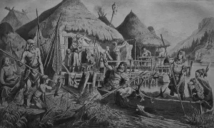 Stilt houses in the middle ages