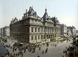 The Stock Exchange, Bourse, Lyon in 1890