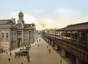 The Stock Exchange and the Bourse railway station