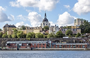 Category Scandinavia Prints: Stockholm district of Soedermalm