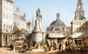 The STOCKS MARKET, Site of the Mansion House