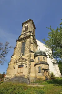 Stolpen Castle in Saxony, in the spring