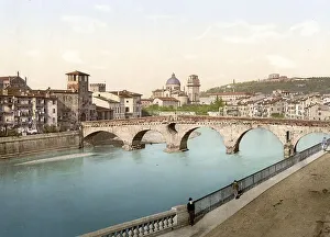 Stone bridge and San Giorgia, Giorgio
