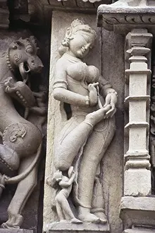 Stone carving on Parshvanatha Temple
