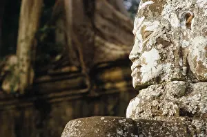 Stone sculpture, Thommanon, Siem Reap
