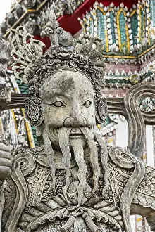 Stone sculpture in Wat Pho temple
