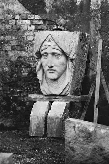 Stonemasonry workshop, 1961, Leipzig