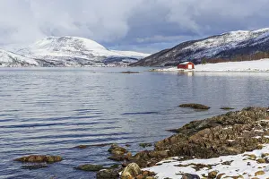 Stonnesbotn Fjord in winter