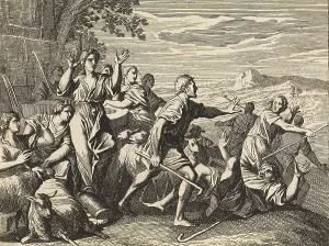 Story of the Prophet Moses, Moses and the Daughters of Reuel at the Well