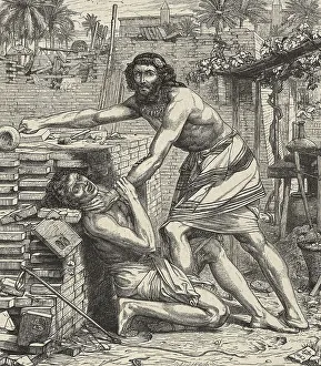 Story of the Prophet Moses, Moses slays the Egyptian