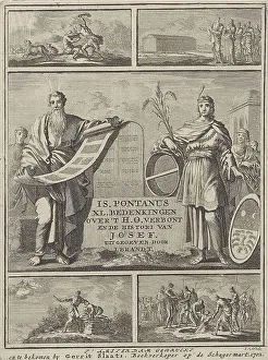 Story of the Prophet Moses, Moses with the Torah and Joseph with Three Ears of Corn
