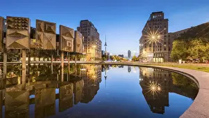 Strausberger Platz and Berlin Television Tower