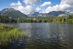 Strbskie Pleso lake in Tatras Mountains in Slovakia