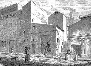 A street in the ancient city of Pompeii