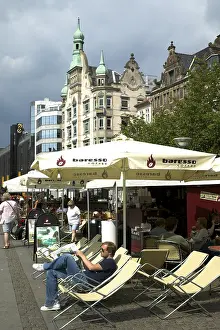Street cafe, Copenhagen, Denmark