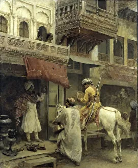 Street Scene in India, c. 1880