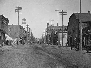 Street scene, main street in Butte