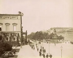 Street Scene in the Street Unter den Linden in Berlin