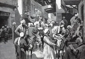Street trading in Cairo, Egypt