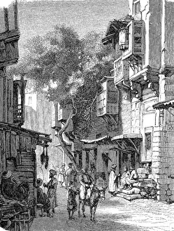 Street in Tripoli, Libya, in 1870