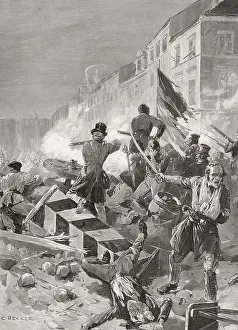 Streetfight in Berlin, Revolutions of 1848
