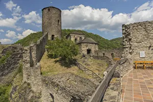 Strekov Castle (German: Schreckenstein) is perched atop a cliff above the River Elbe