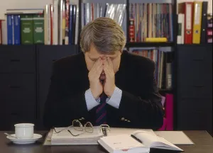 Stress in the workplace Office scene