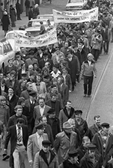 The strike action in the collective bargaining dispute of the Industriegewerkschaft Metall (IG Metall)