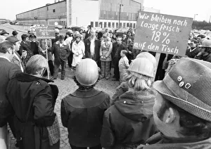 The strike action in the collective bargaining dispute of the Industriegewerkschaft Metall (IG Metall)