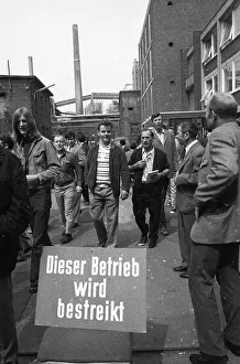 Strike by the Chemical, Paper and Ceramics Workers Union begins in Cologne on 8