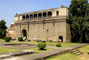 Strong fortification back side of Delhi gate darwaja main entrance of Shaniwarwada