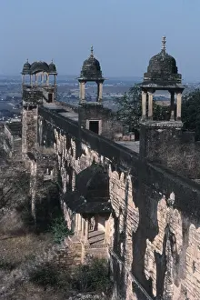 Structure of Gwalior Fort from Karan Palace