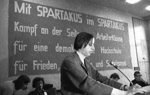 The student congress of the DKP-affiliated student federation MSB Spartakus on 20