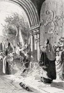 Students resurrected the ancient feast of fools and donkeys from the Middle Ages