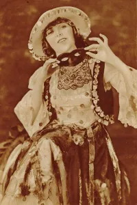 Studio portrait of Hollywood actress