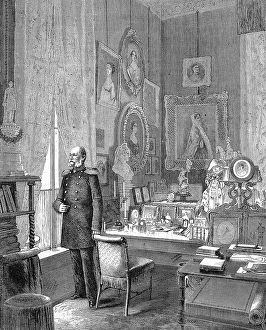 The Study of King William I in the Royal Palace in Berlin