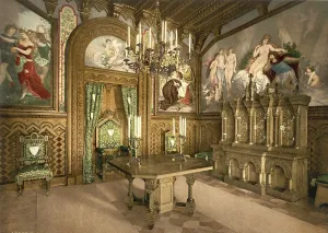 Study, Tannhaeuser, Neuschwanstein Castle in Bavaria