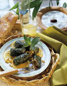 Stuffed vine leaves, Greece, Europe