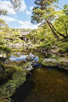 The stunning architecture and gardens at Silver Pavillion Ginkakuji temple in Kyoto