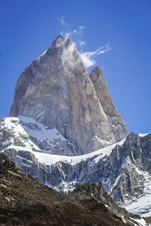 Stunning and impressive Mount Fitz Roy near El Chalten In Patagonia