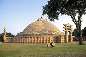 Stupa 1 constructed by king Ashok
