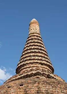Top of stupa, Bagan, Myanmar, Asia