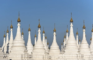 Category Buddhism Prints: Stupas of Sandamuni or Sanda Muni Pagoda