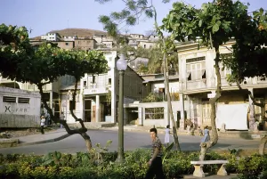 Subtitle: Colonial section Guayaquil, Guayas Province, Ecuador, South America 1962, South America