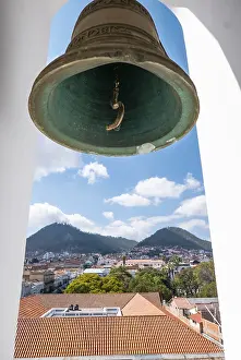 Sucre Bolivia September 26 Detail of one of the bells of San Cristobal Church in the historic center of the city