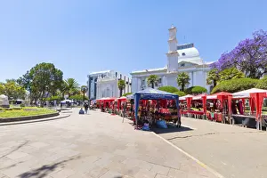 Sucre Bolivia September 28, Simon Bolivar Square is the place where markets