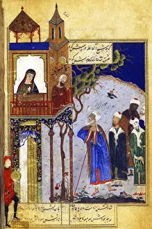 The Sufi poet Farid al-din Attar's Conference of the Birds is a frame story whose central figure