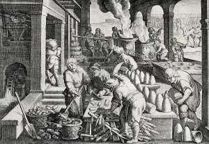 Sugar production, 16th century