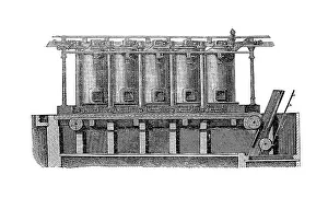 Sugar refinery in the 19th century
